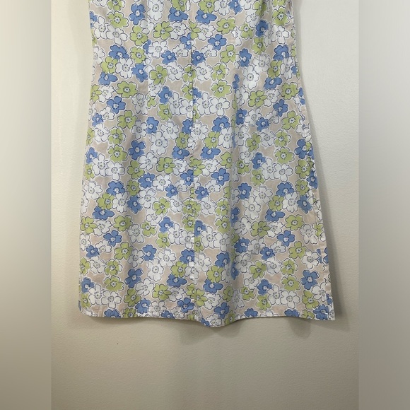 Faded Glory Authentic 1972 Vintage Floral Sleeveless Dress Cotton Size 14 - Picture 10 of 14